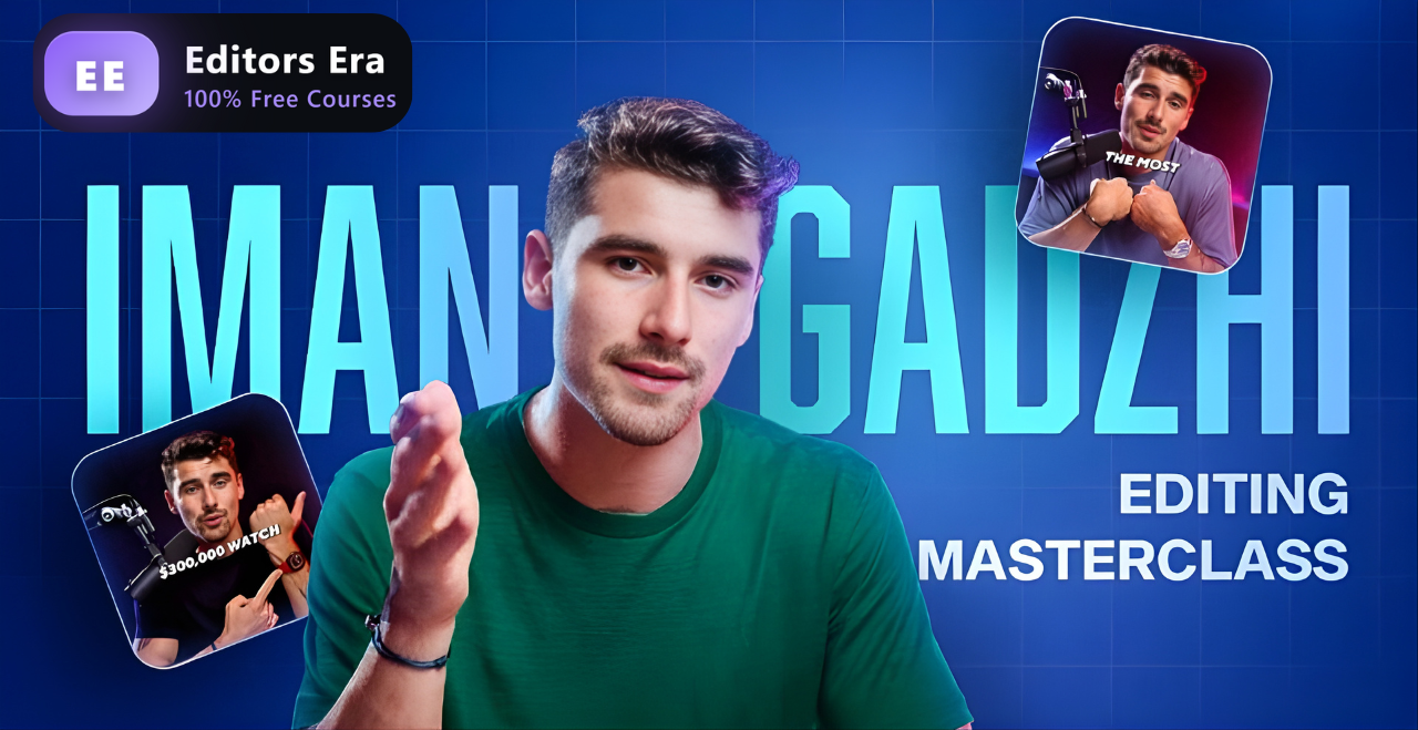 Iman Gadzhi editing style course - Learn viral video editing, dynamic captions, sound effects